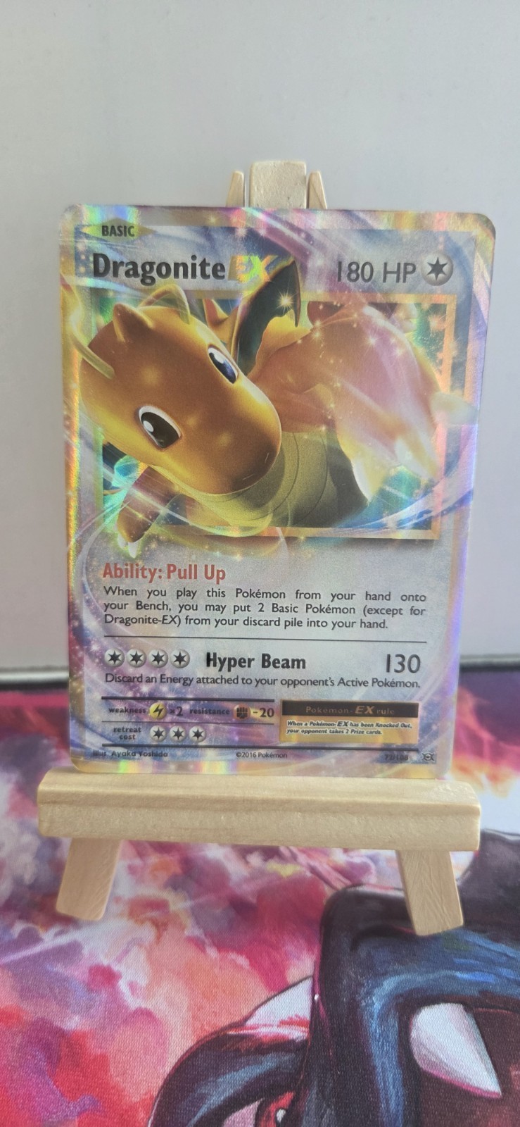Dragonite EX 72/108 Evolutions Holo pokemon tcg