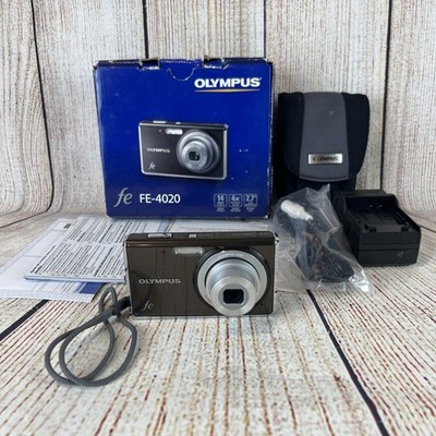 Olympus FE-4020 14MP Digital Camera   Brown New Battery Tested & Working