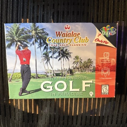 Waialae Country Club Golf N64 Nintendo 64 Complete with Box andInstructionTESTED