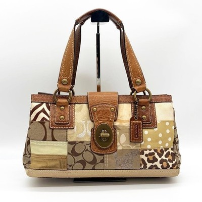 バッグ COACH leather turn lock Shoulder Bag y2k s-l400.jpg
