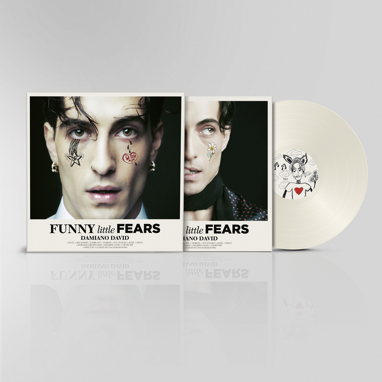 David Damiano - Funny Little Fears - LP Coloured (Cream) Vinyl In Sleeve
