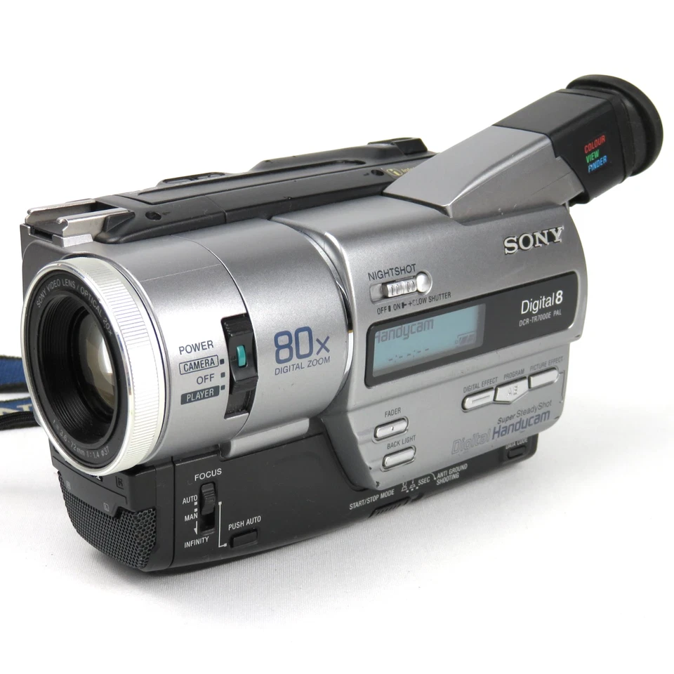 Tested ✅ Sony DCR-TR7000E Digital 8 Camcorder Handycam PAL Hi8 Video 8 DV-Out - Bild 1 von 4