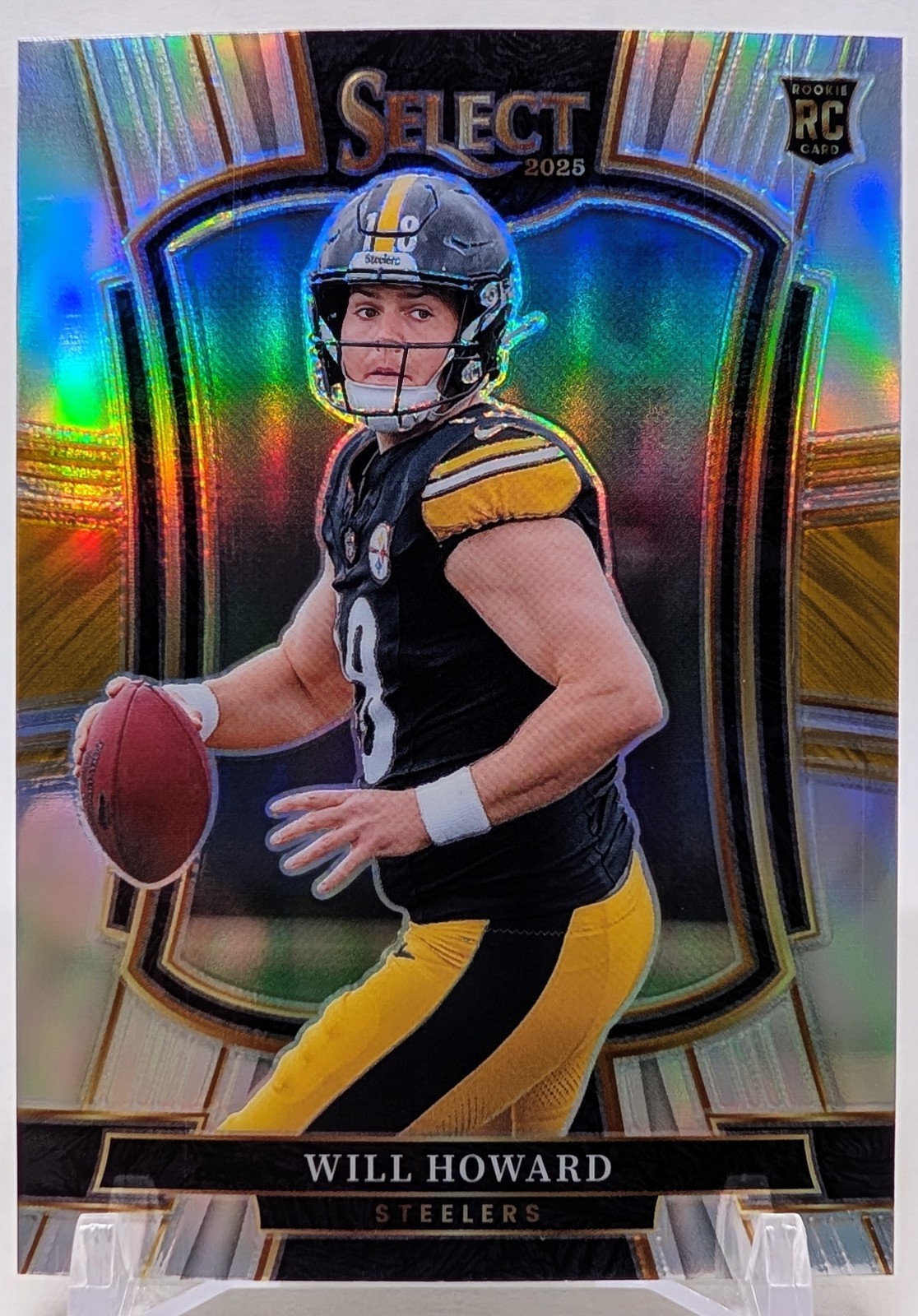 2025 Panini Select Football - Will Howard Card 152 Rookie Silver Prizm