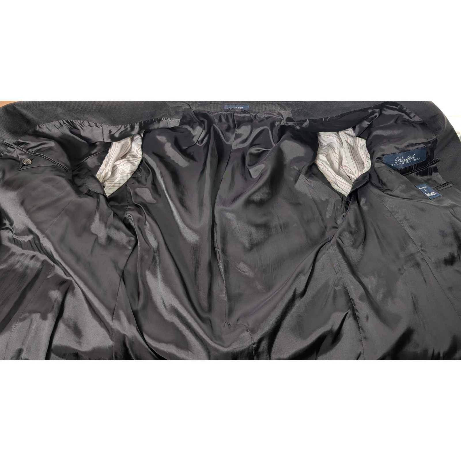 Ralph Lauren Black Corduroy Blazer Men's 46R Sport Coat Jacket Soft thumbnail 6