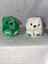 Lot Of 2 St. Patrick  s Day Puffkins - Patrick  Patty - 1994 Vintage NWT