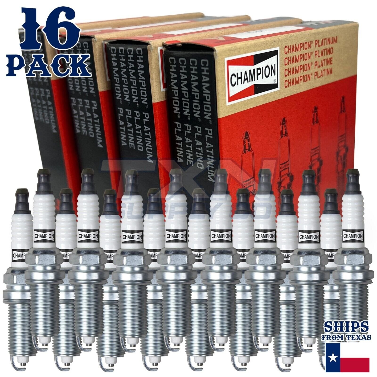 16 Pack Champion Platinum Spark Plugs 1998-2000 Mercedes-Benz C43 AMG 4.3L