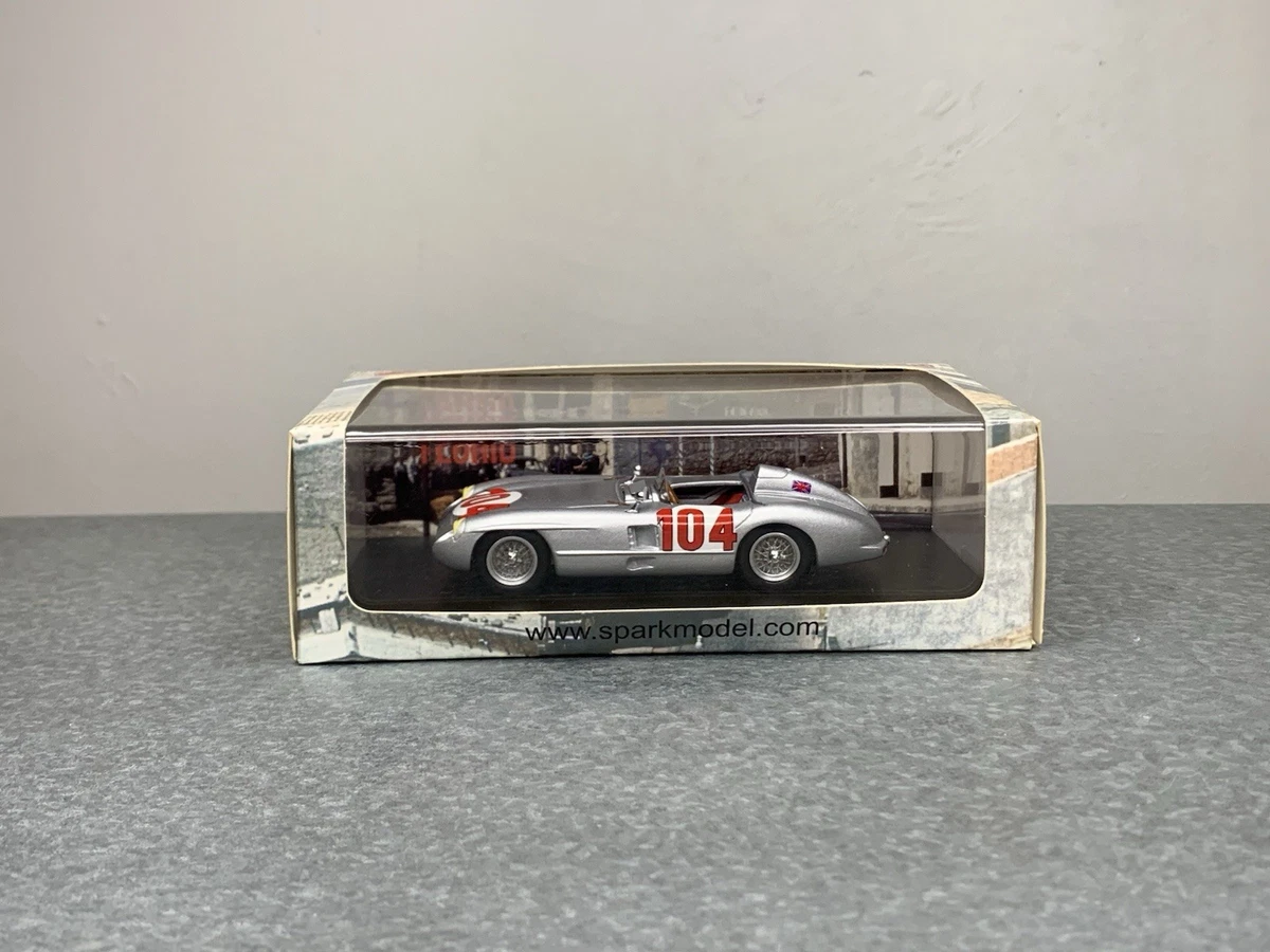 Mercedes 300 SLR N°104 – Vainqueur Targa Florio 1955 (Record, 1/43, Résine, Monté)