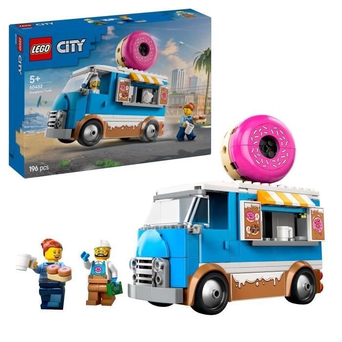 LEGO City 60452 Le food-truck de donuts pour développer la créativité sans écran