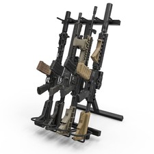 Gun Rack Portable Heavy Duty Steel Folding Floor Stand Hunting Upbci Rifle Racks
