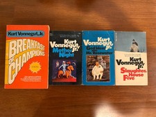 Lot of 4 Kurt Vonnegut, Jr. Paperbacks Vintage