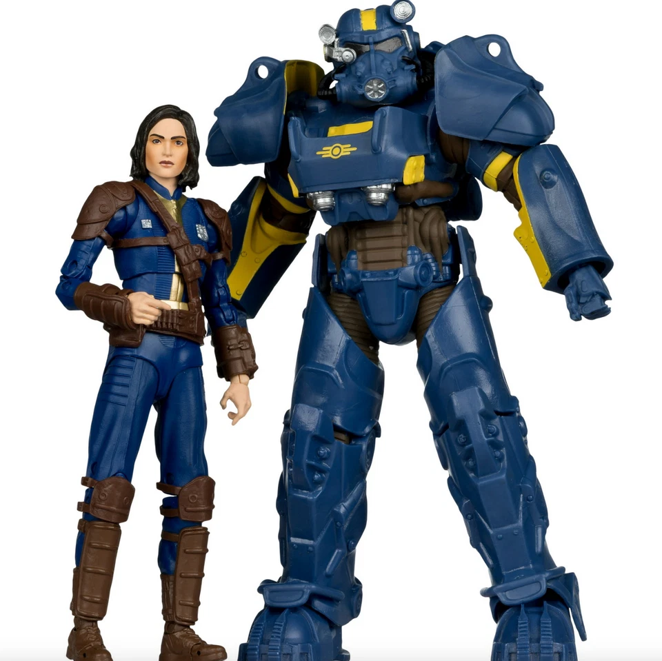 McFarlane Toys - Fallout 4 - 7" T-60 Vault Tec & Sole Survivor Action Figure 2-P - Image 3 of 4