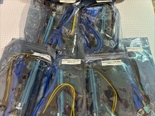 6pc PCIe Riser 1x to 16x VER 006C GPU Extension Cable Adapter 6-Pin SATA IC56