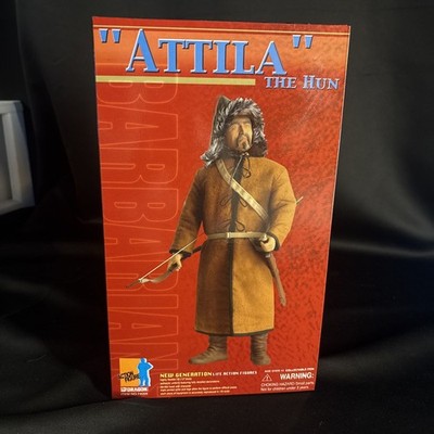 NIB ATTILA THE HUN Dragon Action Figures Barbarians - Vintage Figure