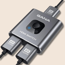 Bi-Directional 4K 2K HDMI 2.0 Switcher Splitter HUB 2 in 1 out  1 in 2 out US