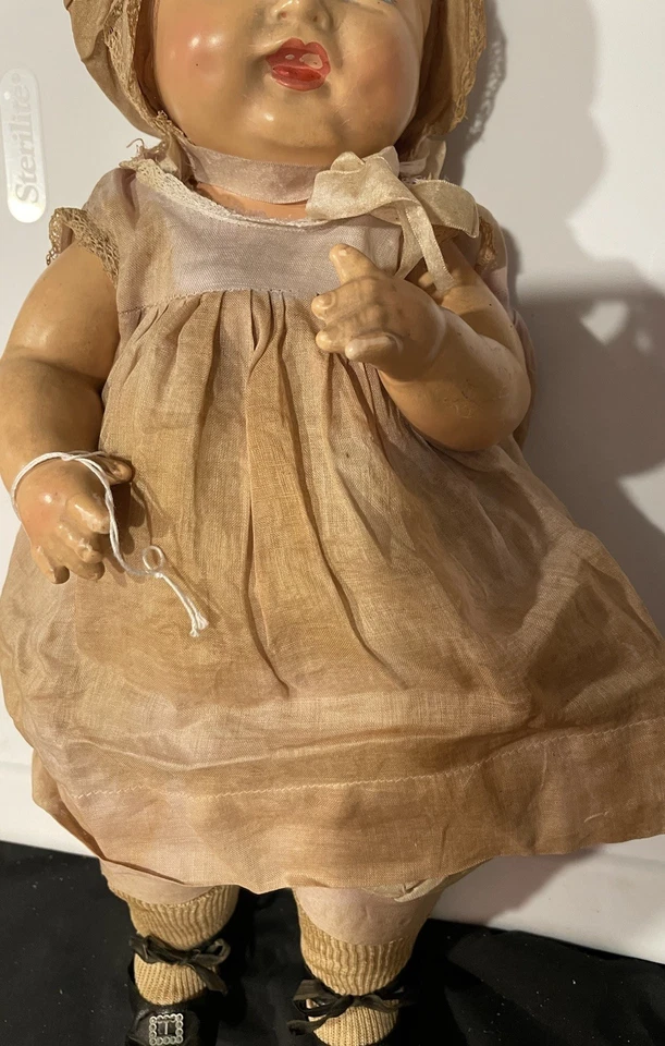 Antique Vintage Eff AN Bee Doll 16” Walk Talk Sleep Doll - Image 3 of 4