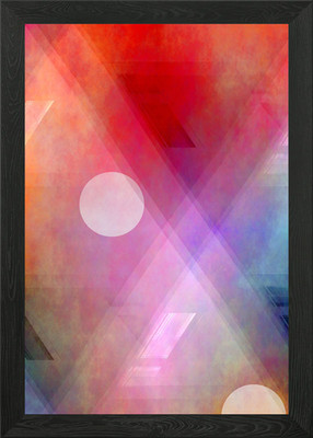 abstraktes Kunstwerk gerahmtes Wandbild Poster Leinwanddruck Bild