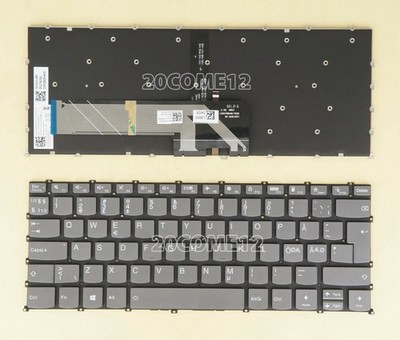 New for   Flex 5-14ARE05 5-14IIL05 Keyboard   Nordic backlit #nm