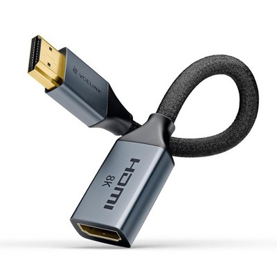VCELINK HDMI Verlängerungskabel (18cm), 8K@60Hz und 4K@120Hz HDMI 2.1