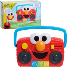 Sesame Street Elmo Take Along Boombox with Lights Sounds, 5.5-inch Interactive