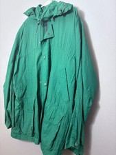 VTG 90s Gap Sport Parka Windbreaker Jacket Hideaway Hood Green Adult M