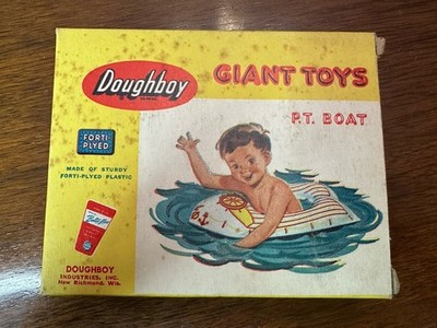 Vintage Doughboy Swimming Pool P.T. Boat NEW w/ Box Rare 1950's Memorabilia!!