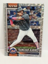 Francisco Alvarez Topps 2025 Series One Silver Foilboard #337 NY Mets