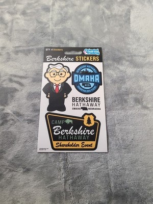 Berkshire Hathaway Shareholders Meeting Stickers 2025