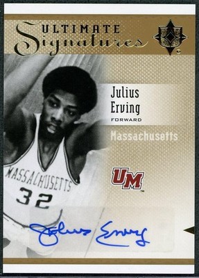 2010 Upper Deck Ultimate Signatures Julius Erving Auto