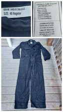U.S. Navy Flame Resistant Coveralls Utility Size 48 Regular Excellent Condition