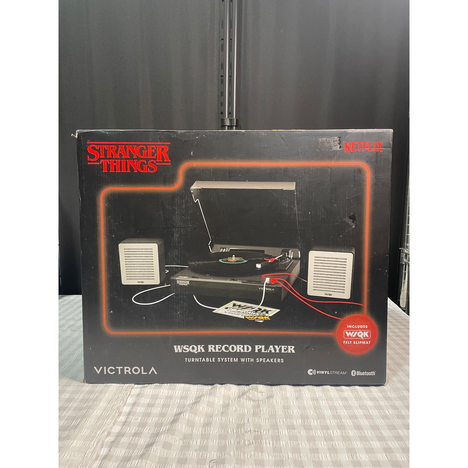 Victrola Stranger Things Record Player Turntable System with Speakers Bluetooth