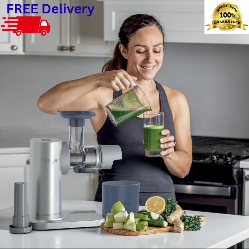 Ninja NeverClog 3-in-1 Juicer Slicer Shredder Cold Press Total
