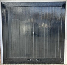 Black Up & Over Garage Door 210x210cm Approx / 7ftx7ft Used Excellent Condition