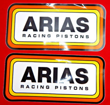 Arias Racing Pistons 9 Decal Stickers Contingency Size Sticker Pair Lot Of 2 Arias Racing Pistons 9 Decal Stickers Contingency Size Sticker Pair Lot Of 2