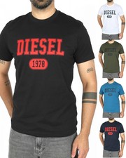 Diesel - Herren Slim Fit Rundhals Logo T-Shirt - T-DIEGOR 1-A