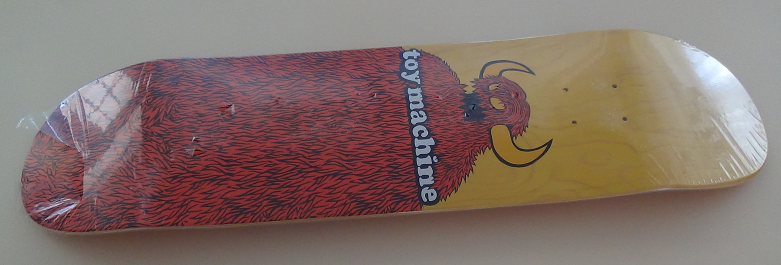 Deck 8" Yellow Red "furry Monster"