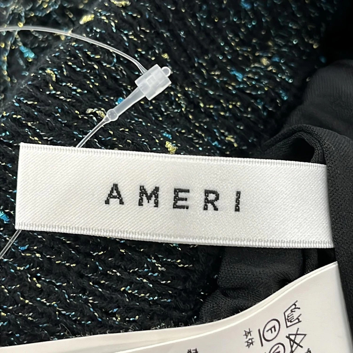 Auth AMERI - Black Blue Multi Women's Skirt - image 3