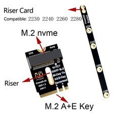 M.2 Wifi Adapter For M.2 Wifi To NVME SSD Adapter Card Pcie4.0 M Key To M2 NGFF