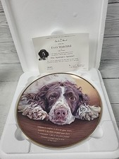 SOMEONE TO COMFORT Plate Cherished Springer Spaniels Danbury Mint . PS
