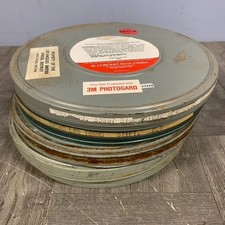 VTG 16mm Film Lot of 5 Reels 10" Metal Library Instructional Educational LAUSD