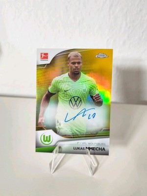 Lukas Nmecha Topps VfL Wolfsburg Auto /50 Bundesliga 2022/23 Autogramm -No Felix