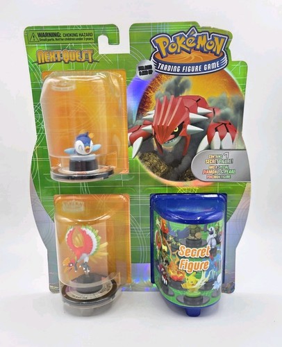 Pokémon Trading Figure Game Next Quest Booster Secret 3 Figuren 1 Karte Neu 2007