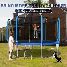 14Ft Trampoline for Kids and Adults, Upgraded Outdoor Trampoline with 1320Lbs...