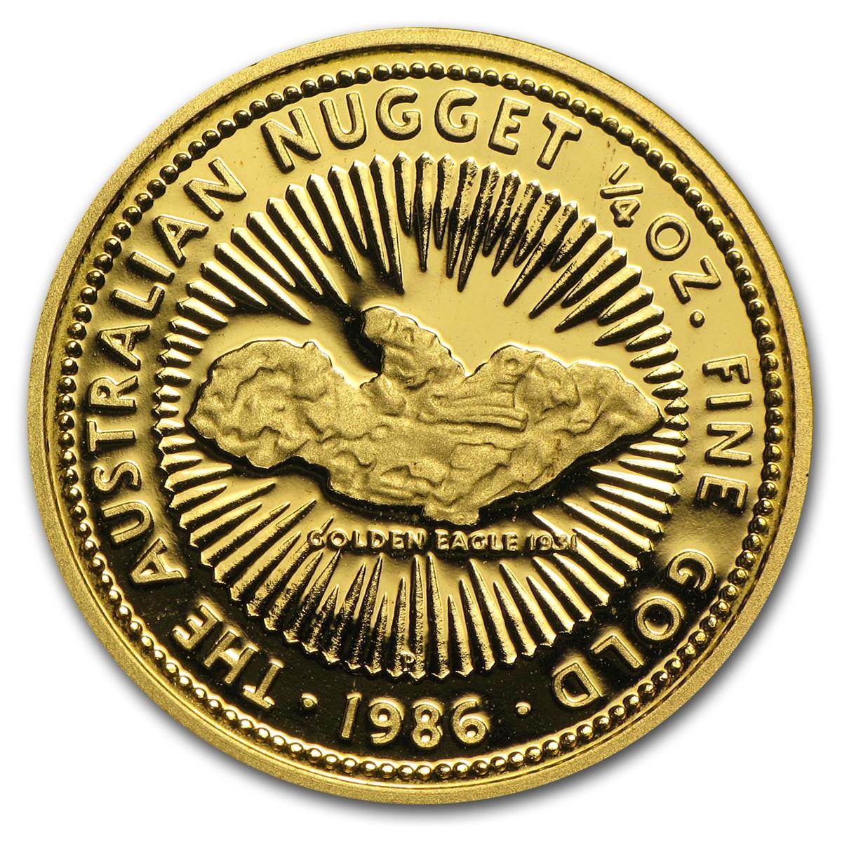 1986 Australia 1/4 oz Proof Gold Nugget | eBay