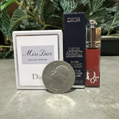 Dior Cosmetics 4pc Gift Set Christian Dior Pouch & Beauty Lot