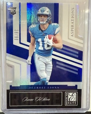 2025 Panini Donruss Elite Isaac Teslaa #32 Aspirations Die-Cut /99 (RC)