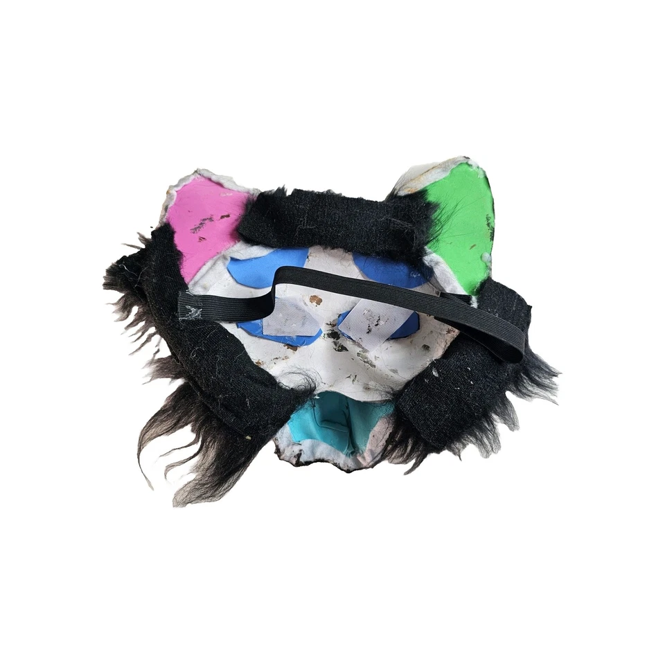 Máscara Therian de Pastor Alemán con Orejas Grandes Nariz de Arcilla Grande y Extra Elástica Foto 2 de 4