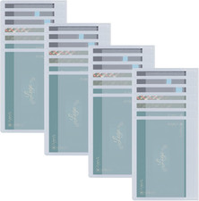 6 Card Slots Transparent Wallet Insert for Credit Card Set of 4, Men and Women C