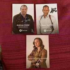 3 Autogrammkarten ARD Watzmann ermittelt 2026...