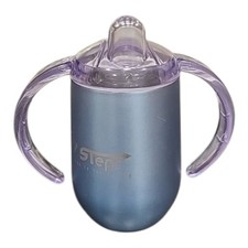 7 Steps 10 Oz Stainless Steel Baby Children Kids Sippy Cup Tumbler Double Wall