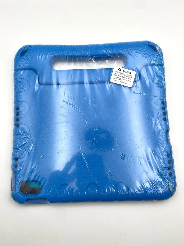 IPad Shockproof Case for Kids With Built-in Screen Protector, Blue with Handle - Image 2 of 3